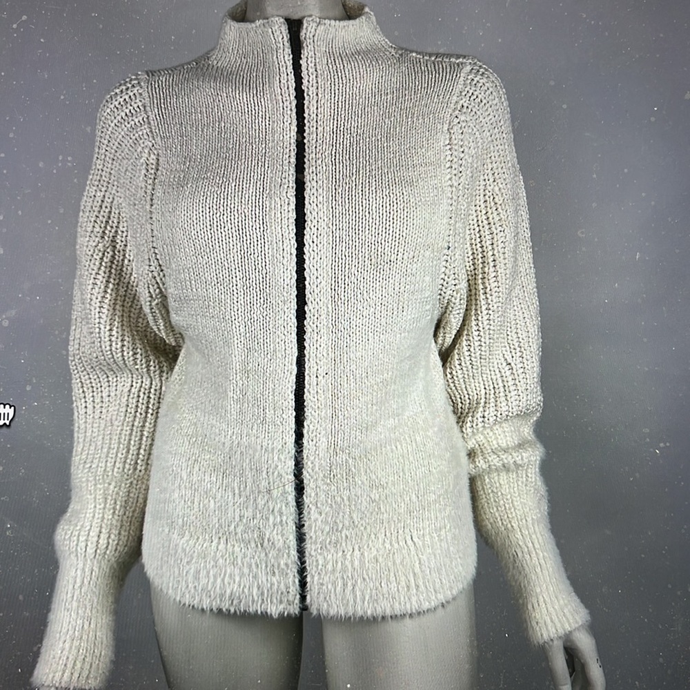 Anthropologie Pilcro zip sweater L